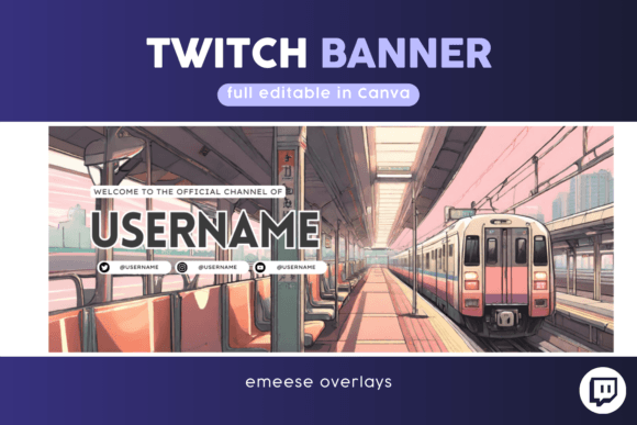 Download Twitch Banner Template Livestream Banner - Banner Collection