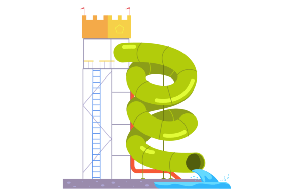 Download Water Park Ride. Plastic Spiral Tube Tun - Tube Collection