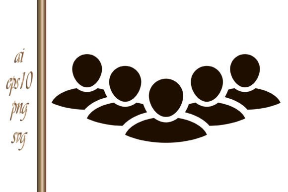 Download Social Icon People Network Stencil Vecto - Premium Resources