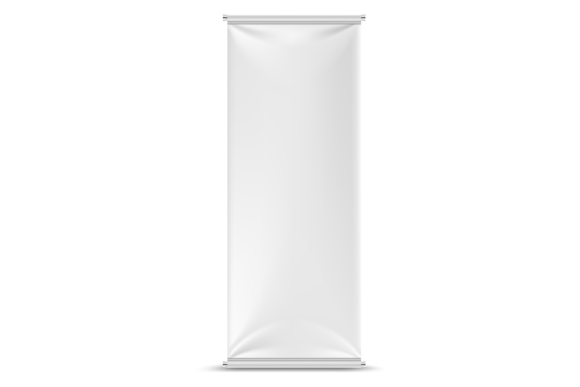 Download Vertical Outdoor Promo Banner. Realistic - Banner Collection