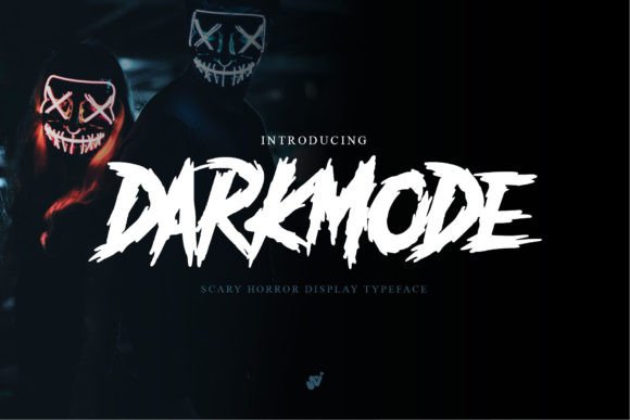 Download Darkmode – Horror Gothic Typeface - Dark Collection