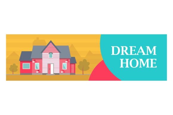 Download Banner for Dream Home Advertisement Vect - Banner Collection