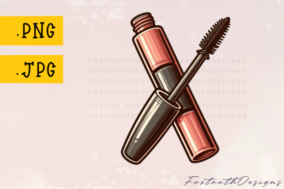Download Tube of Mascara Pink and Black Bottle - Premium Resources