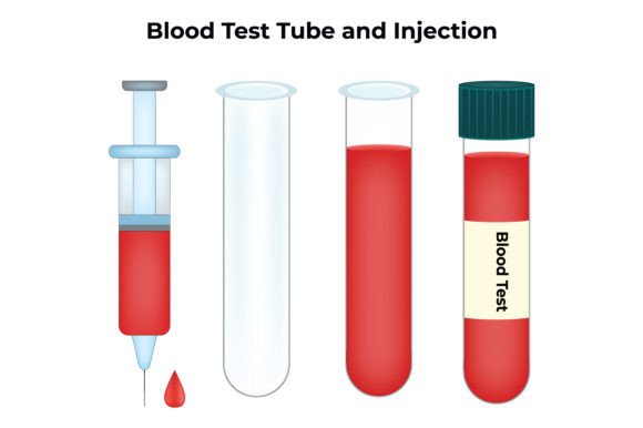 Download Blood Test Tube and Injection Science - Tube Collection