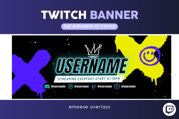 Download Twitch Banner Template Livestream Banner - Banner Collection