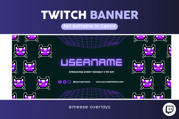 Download Twitch Banner Template Livestream Banner - Banner Collection