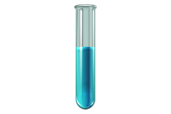 Download Blue Chemical in Laboratory Glass Tube R - Premium Resources
